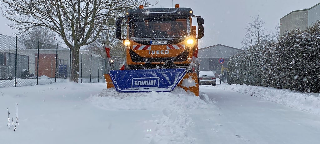 Im Januar fiel eine Menge Schnee in Schönebeck. Die Orstbürgermeister Ostelbiens möchten über das Thema sprechen. 