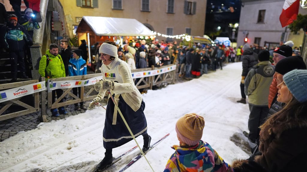 In Bormio steigt einmal im Jahr - und dieses Mal während Olympia - der sogenannte Palio delle Contrade.