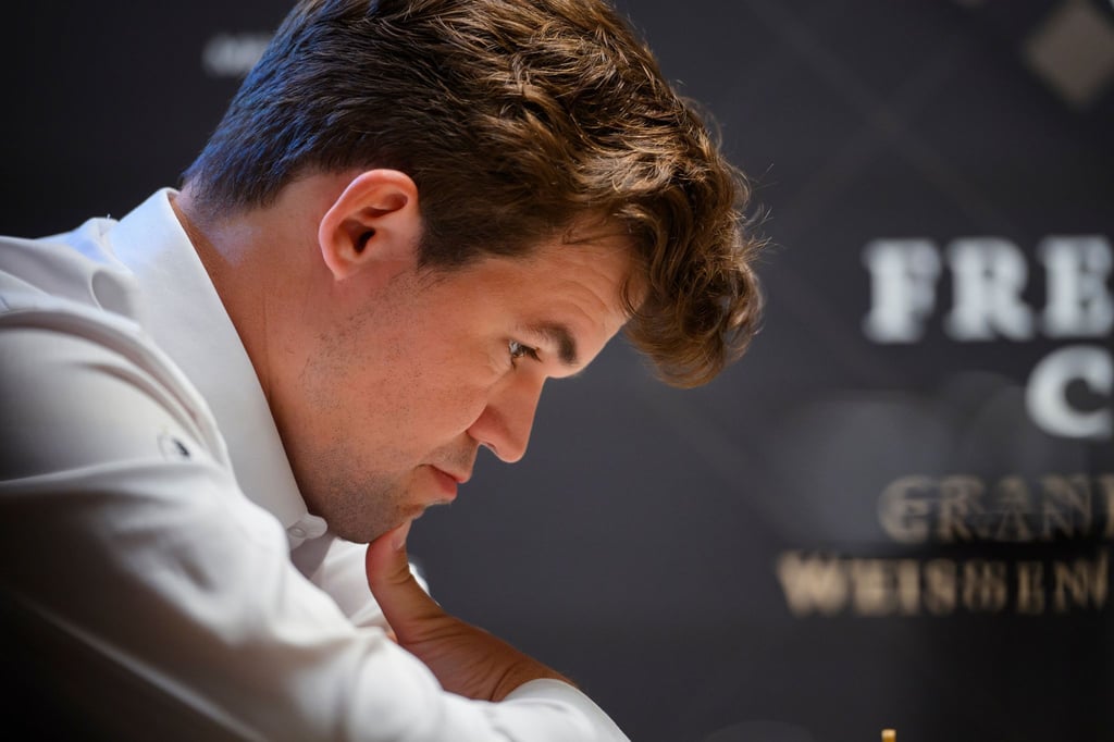 Schach-Profi Magnus Carlsen steht im Finale der Freestyle-WM. (Archvbild)