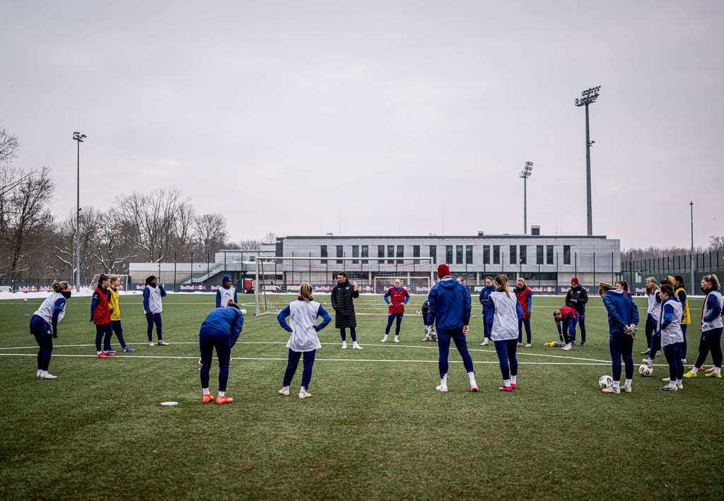 Das Team von Jonas Stephan im Training.