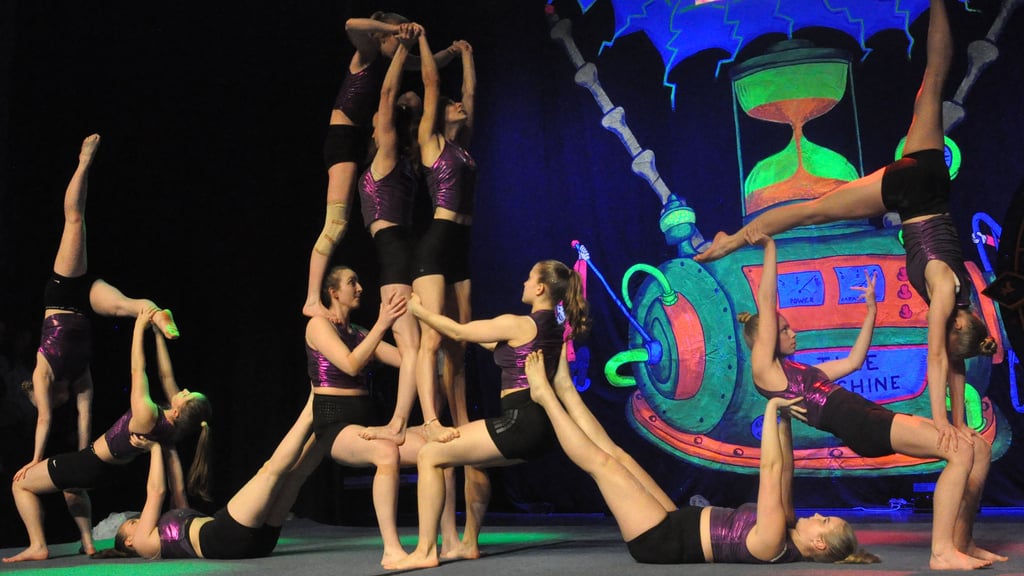 Ottojaner Karneval 2026: Der MSV zeigt akrobatisches Können zur Musik von Elvis Presley im Magdeburger Amo.