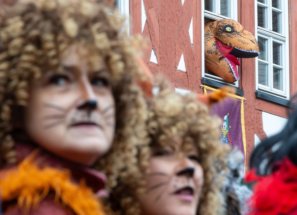 Der Faschingsumzug zieht am Samstag durch Wasungen in Südthüringen. (Archivbild)