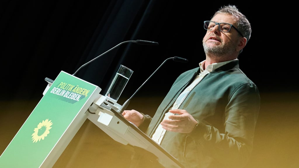 Grünen-Spitzenkandidat Werner Graf erntete für seine Rede auf dem Parteitag viel Beifall.