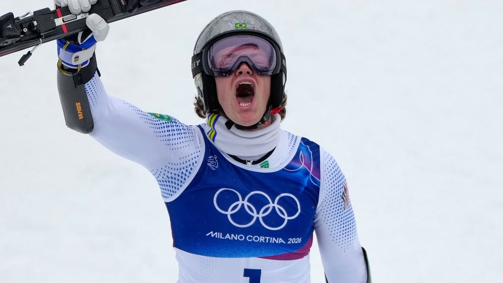 Historischer Coup: Lucas Pinheiro Braathen bejubelt Gold für Brasilien.