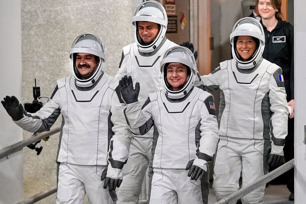 Die Crew 12 ist an der ISS angekommen. (Archivbild)