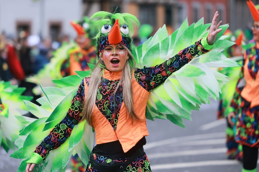 Der Faschingsumzug zieht am Samstag durch Wasungen in Südthüringen (Archivbild)