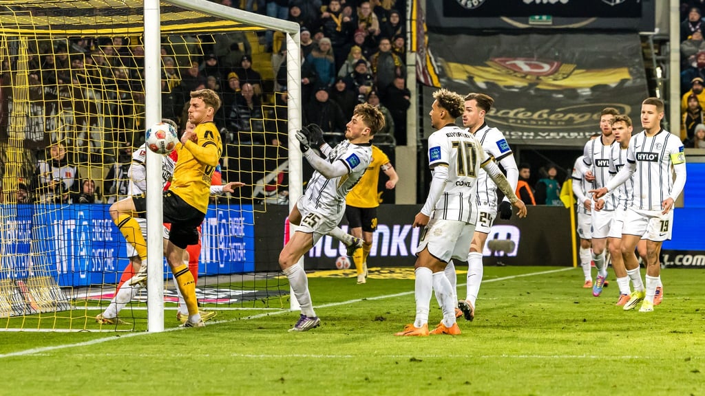 Auch die größten Chancen nutzte Dynamo nicht.