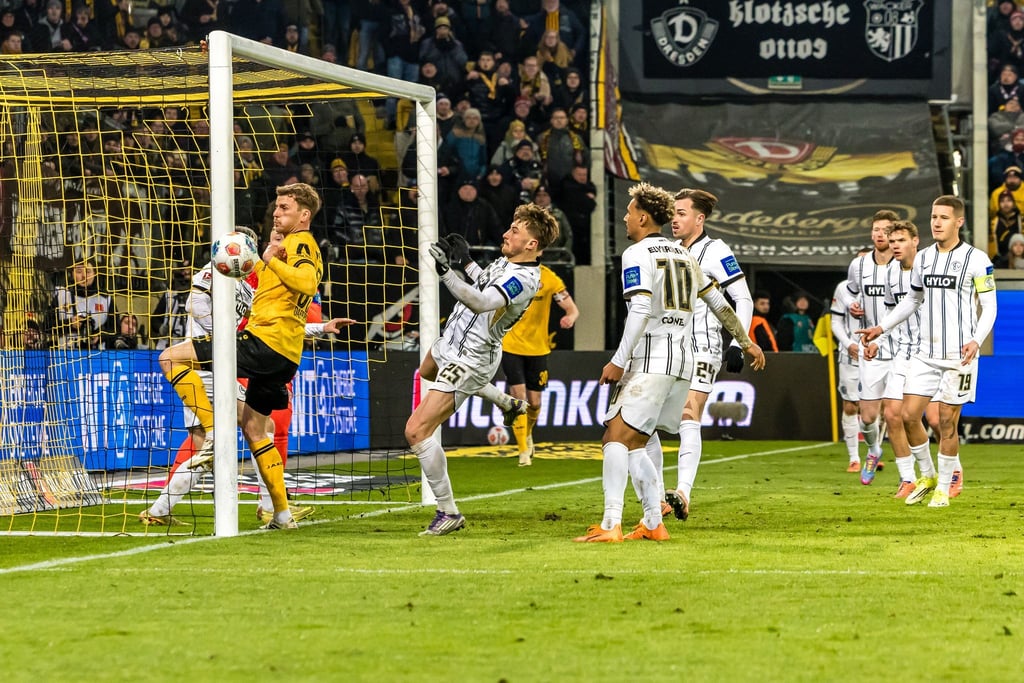 Auch die größten Chancen nutzte Dynamo nicht.