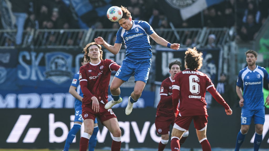 Der 1. FC Magdeburg verliert sein Heimspiel gegen Arminia Bielefeld.