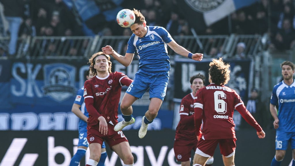 Der 1. FC Magdeburg verliert sein Heimspiel gegen Arminia Bielefeld.
