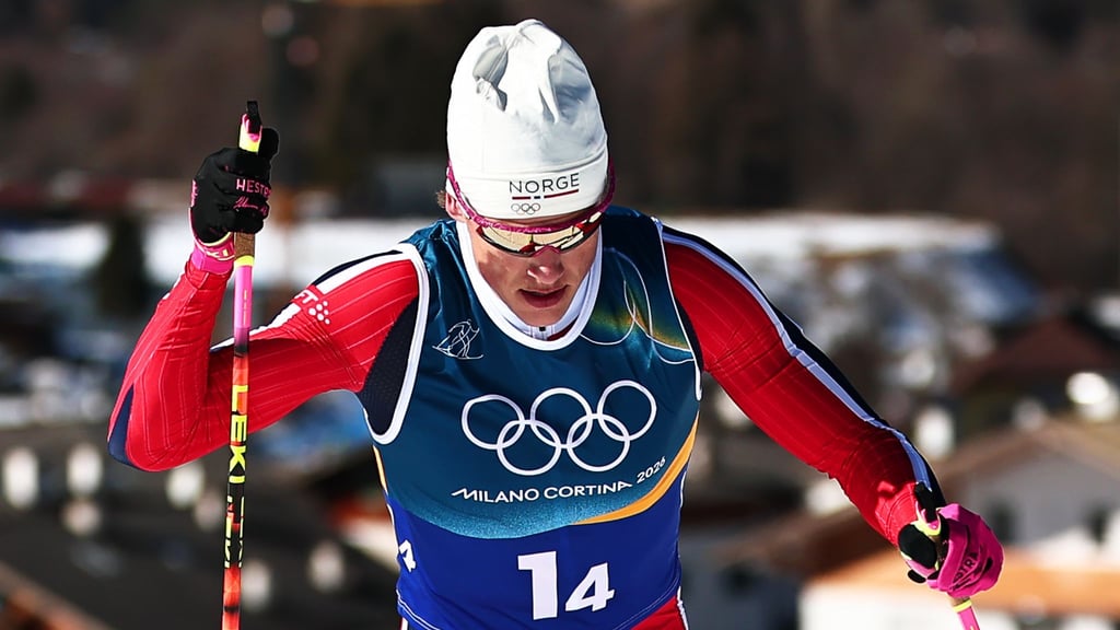 Johannes Hoesflot Klaebo prägt die Winterspiele in Italien.