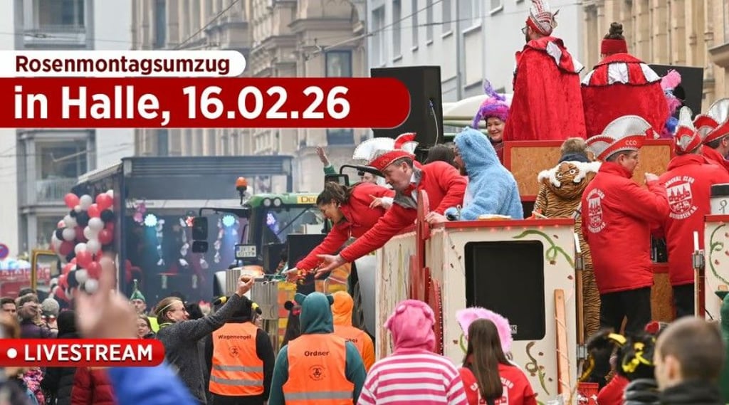 Am Rosenmontag zieht es Närrinnen und Narren wieder zum Umzug nach Halle.