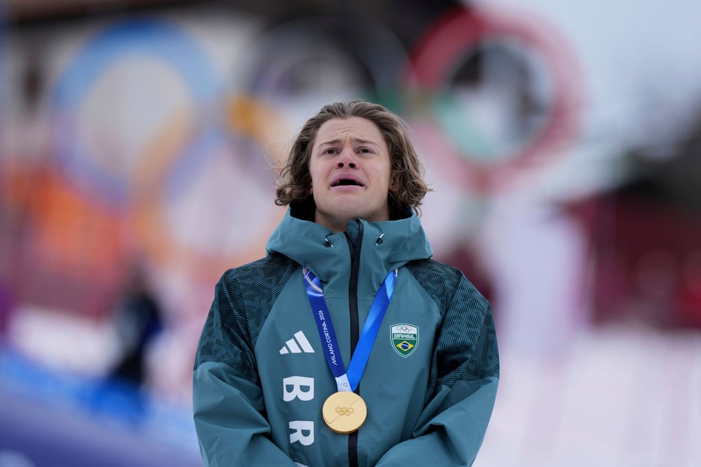 Lucas Pinheiro Braathen holte Brasiliens erste Olympia-Medaille im Winter - und das gleich in Gold.