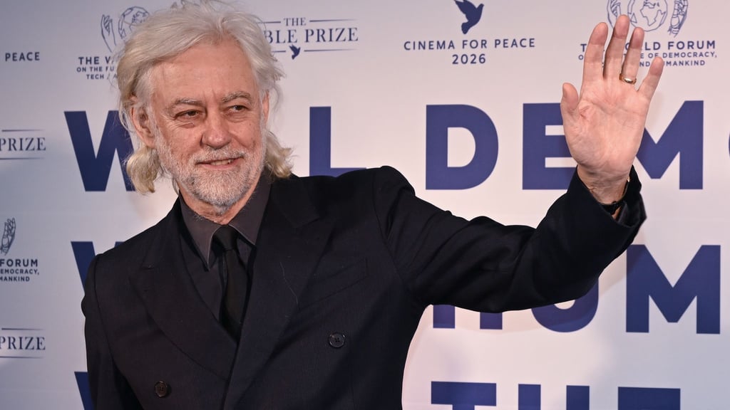 Bob Geldorf führte bei der Gala Cinema for Peace durchs Programm.