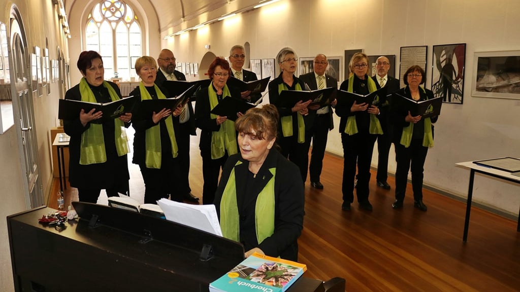 Der Kammerchor Zerbst unter der Leitung von Angela Köcher.