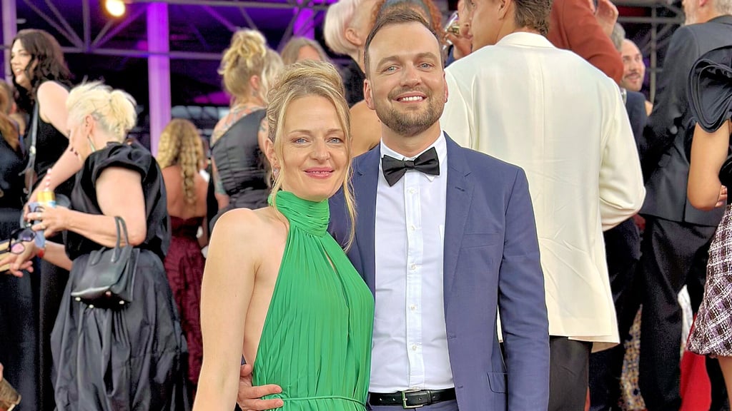 Der gebürtige Dessauer Guido Wolter mit seiner Frau Juliane  beim Academy Awards VFX Bake-Off.&nbsp; Wolter ist für einen Oscar nominiert worden.