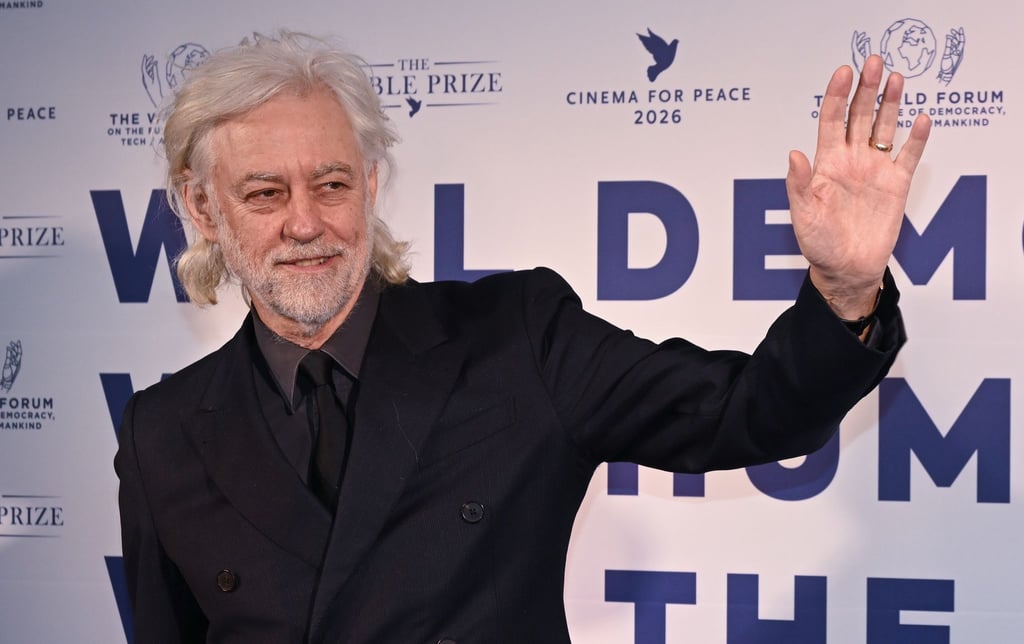 Bob Geldorf führte bei der Gala Cinema for Peace durchs Programm.