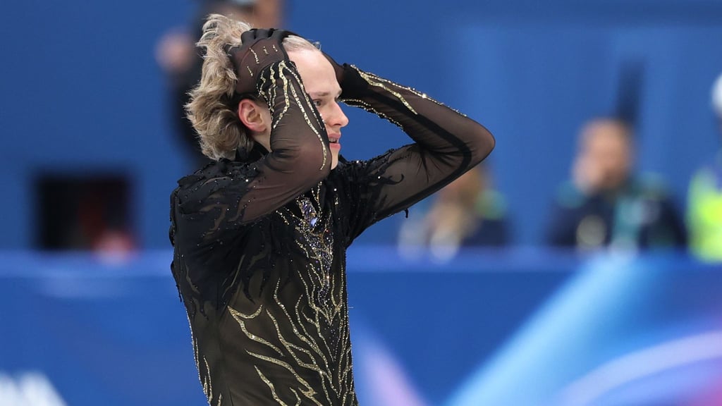 US-Superstar Ilia Malinin erlebte in der olympischen Kür ein Fiasko. (Archivbild)