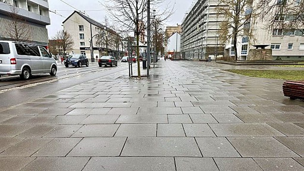 Das Pflaster in der Kavalierstraße.