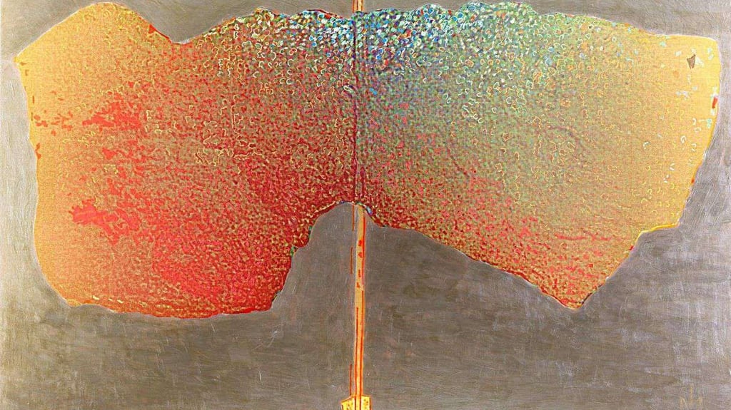 „Mauerbilder 8“ von Ingrid Müller-Kuberski.