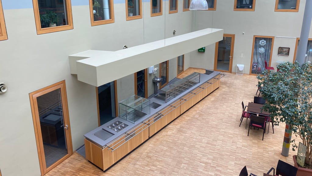 Momentan ist die hauseigene Kantine im Efha verwaist. 