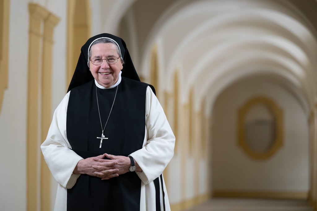 Mutter Petra Articus leitet seit einem Jahr die Geschicke des Klosters St. Marienthal im ostsächsischen Ostritz.