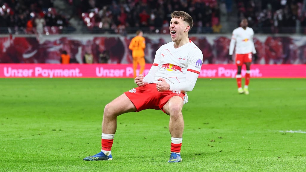 Feierbiest: Brajan Gruda nach seinem Last-Minute-Treffer zum 2:2 gegen Wolfsburg.