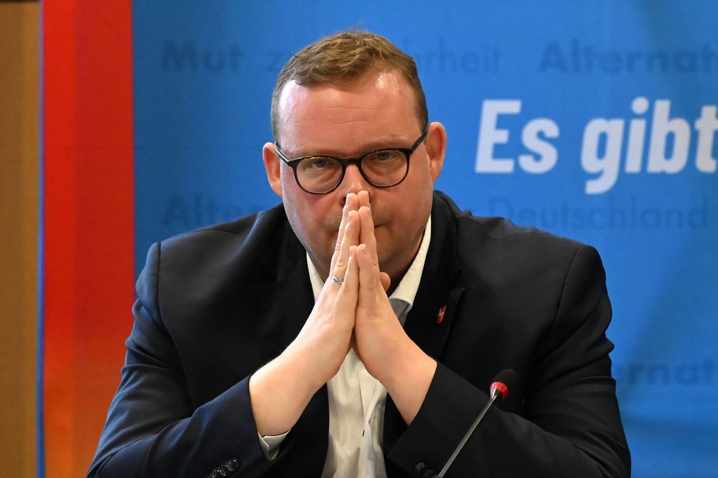 Ansgar Schledde, Vorsitzender der AfD Niedersachsen, will gegen die neue Einstufung vorgehen. (Archivbild)