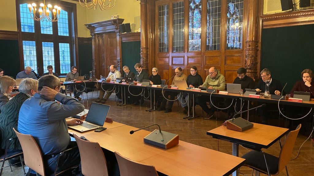 Der Finanzausschuss der Stadt Halle tagte am Dienstag im Stadthaus.