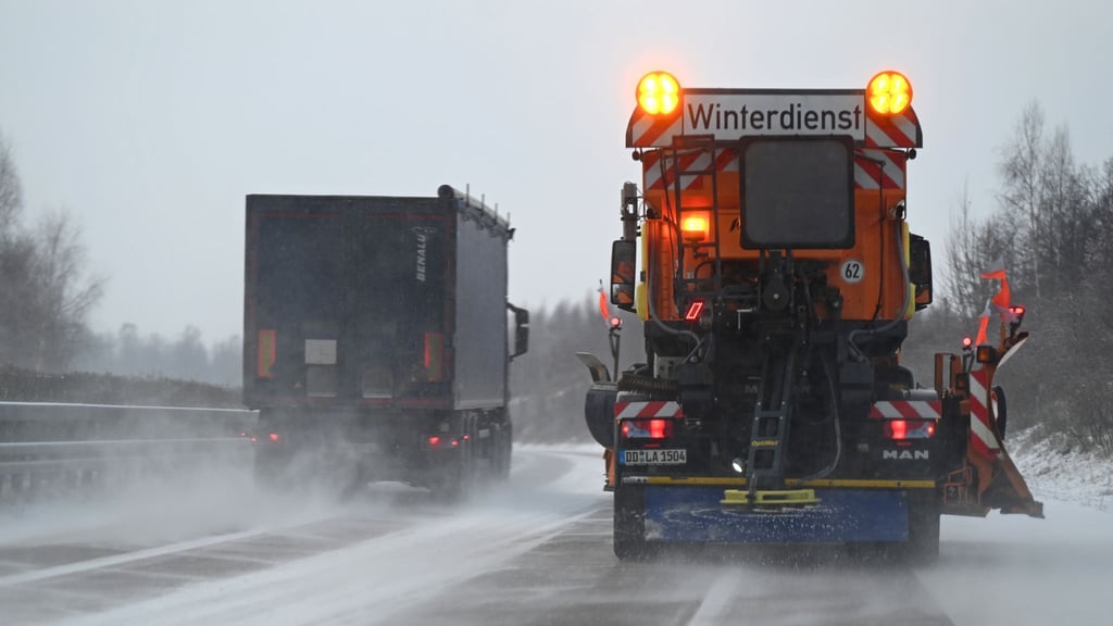 Winterwetter: Mehr als 100 Unfälle in Ostsachsen. (Archivbild)