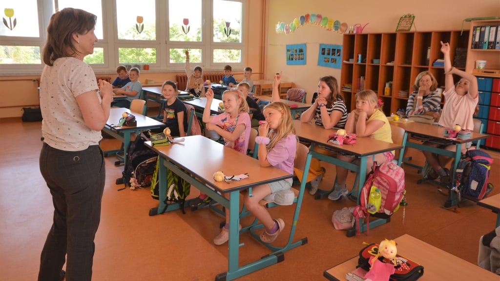 Ein Bild aus den guten Zeiten an der Grundschule in Klein Wanzleben aus dem Jahr 2021. Jetzt steht die Lehranstalt vor der Schließung 