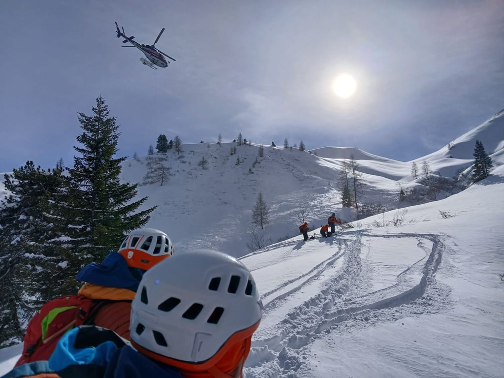 Zahlreiche Such- und Rettungseinsätze in Österreich.