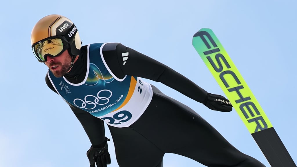 Johannes Rydzek präsentierte sich im Training verbessert.