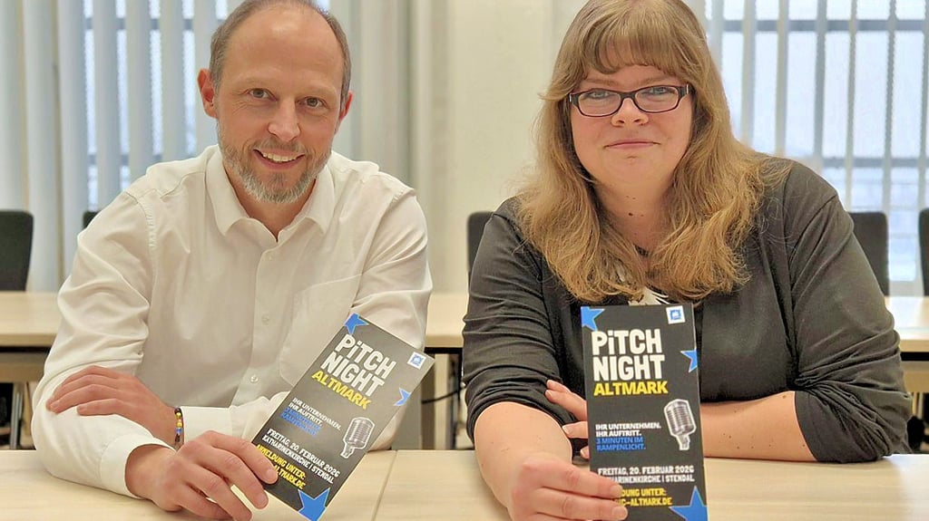 Michael Metzger und Katja Bricke vom Gründerzentrum BIC Altmark veranstalten erstmals eine „Pitch Night“ in Stendal.