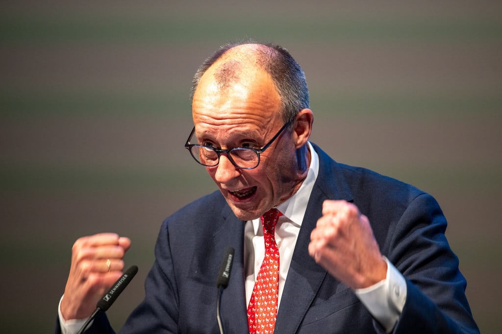 Beim Politischen Aschermittwoch in Trier gab sich Merz kämpferisch.