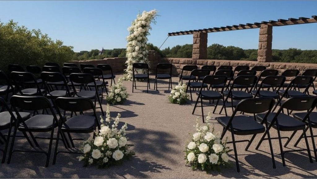 So soll die Hochzeitslocation auf der Oberburg der Burg Giebichenstein aussehen.