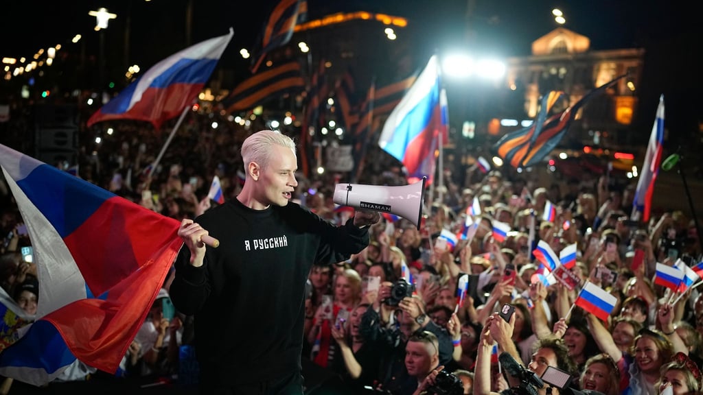 Der russische Popstar Shaman verdient mit nationalistischen Tönen und Kriegspropaganda viel Geld in Russland. (Archivbild)