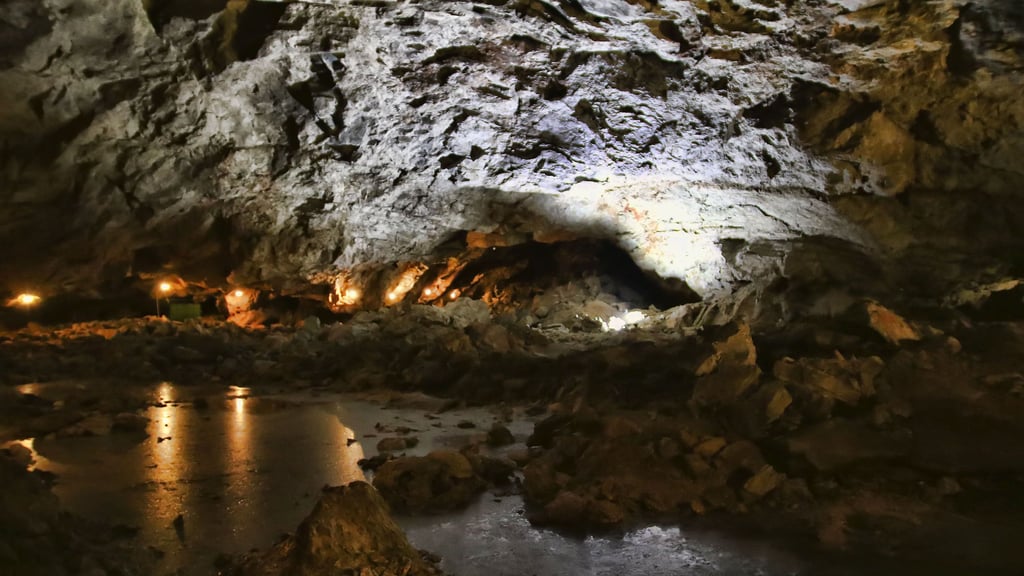 Die Heimkehle bei Uftrungen, eine der größten Gipskarsthöhlen Deutschlands, bleibt vorübergehend für Besucher geschlossen. 