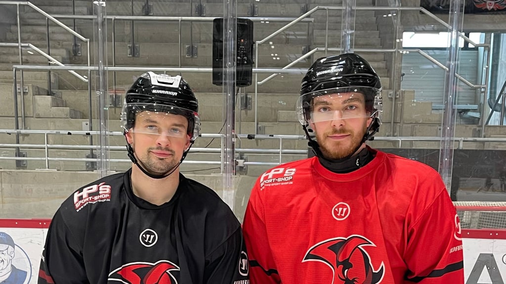 Niklas Jentsch (l.) und Lars Schiller sollen den Bulls mit ihrer Erfahrung helfen.