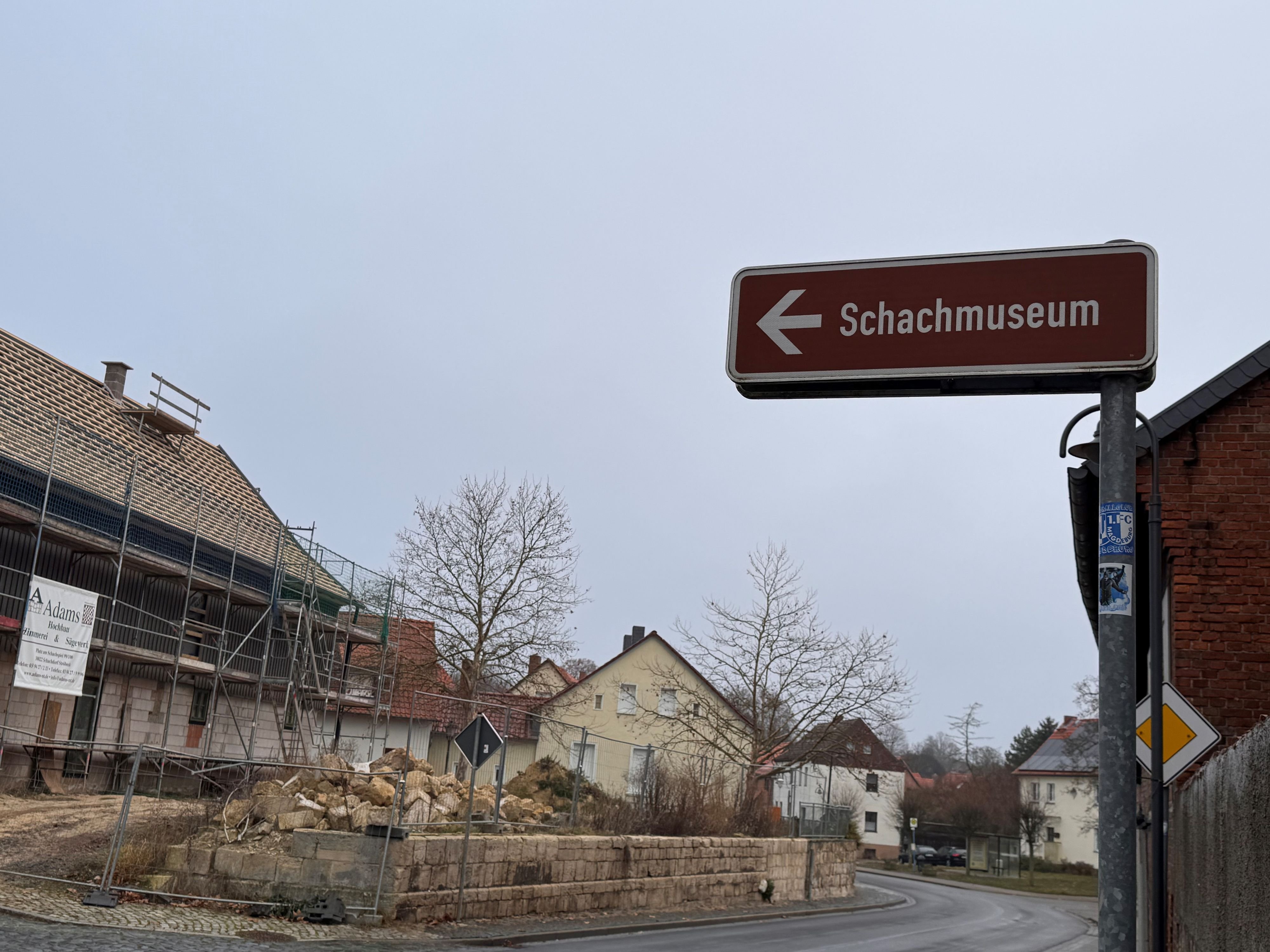 Museen im Harz: Schachmuseum Ströbeck: Viele kleine Schritte bis zum Baustart