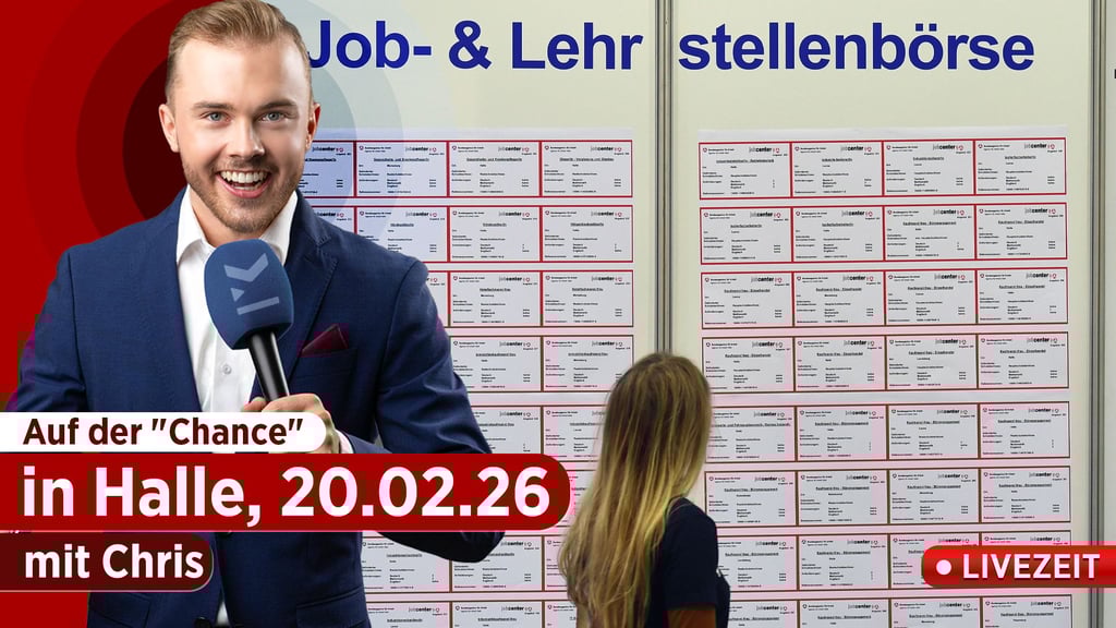 LIVEZEIT mit Chris wird den Zuschauern am Freitag einen Überblick über die Messe "Chance" in Halle geben.