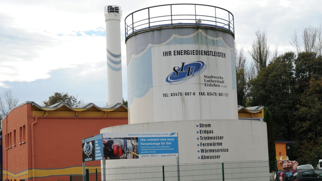 Fernwärme - hier ein Heizhaus der Stadtwerke - spielt für die Wärmeversorgung in Eisleben eine wichtige Rolle.