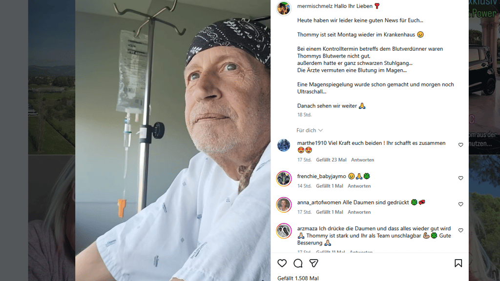 "Goodbye Deutschland"-Auswanderer Thommy Schmelz musste erneut ins Krankenhaus.
