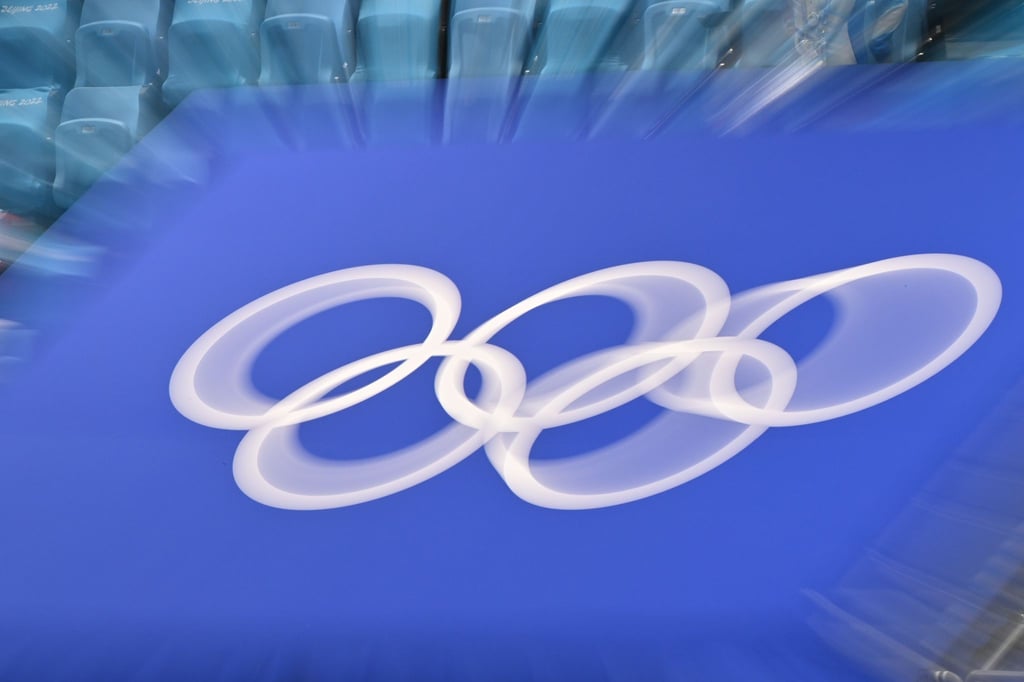 Blick auf die olympischen Ringe. (Symbolbild)