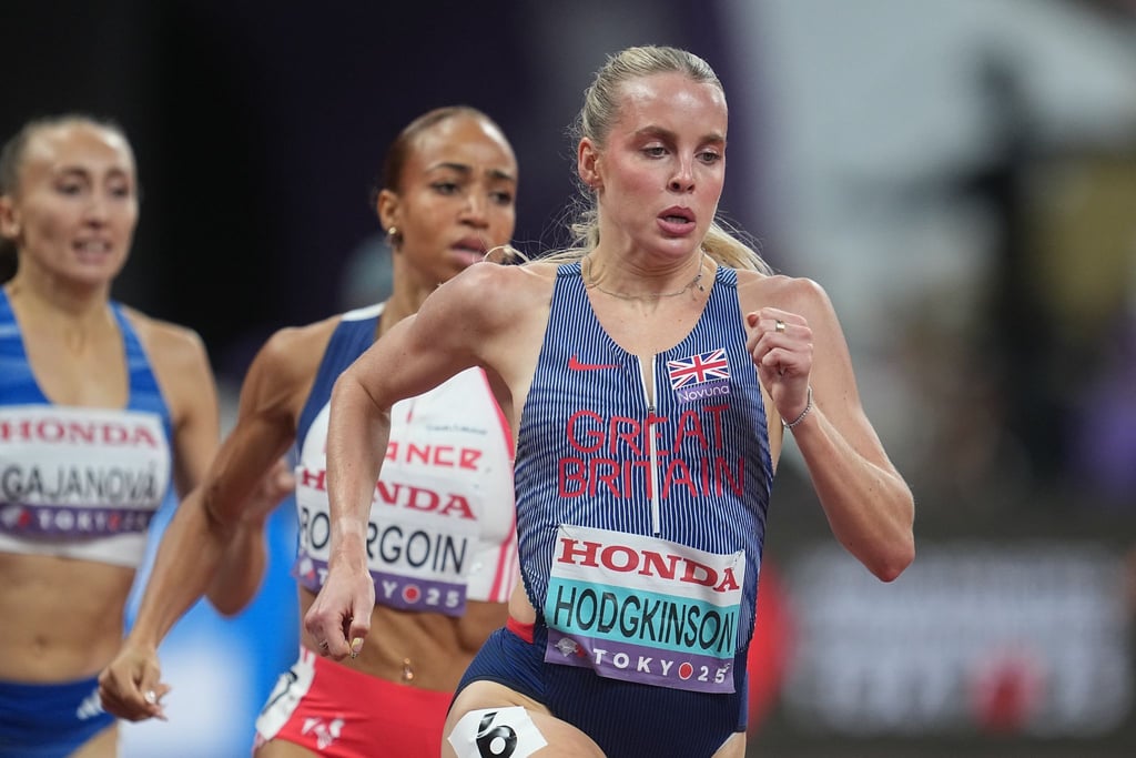 Keely Hodgkinson stellte einen Hallen-Weltrekord über 800 Meter auf. (Archivbild)