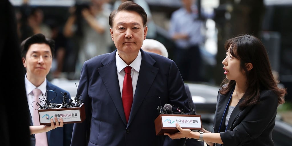 Mit der Verhängung des Kriegsrechts im Dezember 2024 löste Yoon eine schwere Staatskrise aus. (Archivfoto)