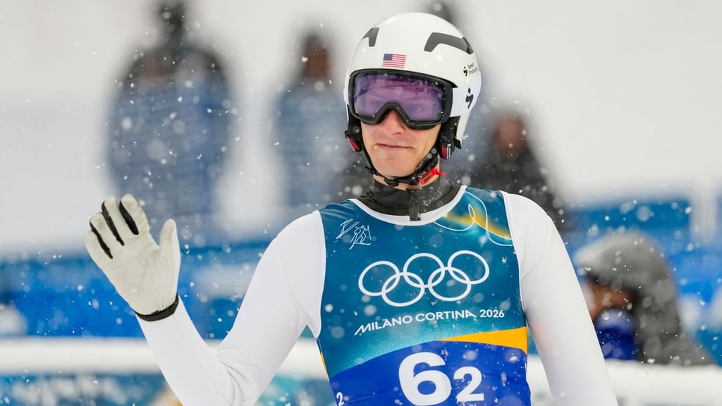 Benjamin Loomis entging nur knapp einem harten Crash.