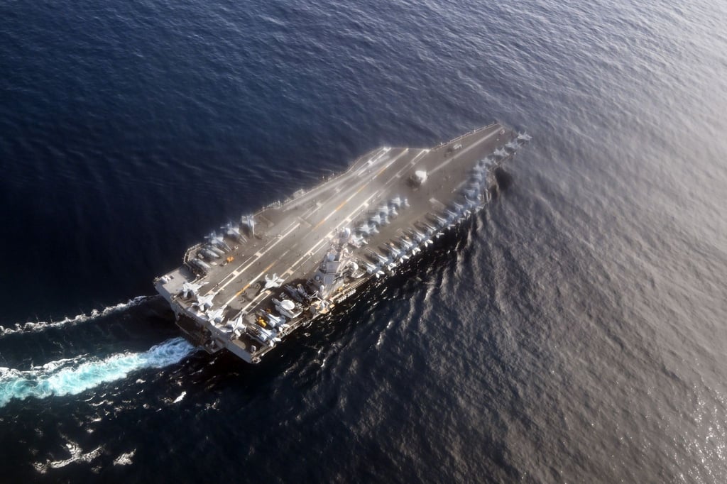 Medienberichten zufolge soll der Flugzeugträger „U.S.S. Gerald R. Ford“ die militärische Präsenz der USA im Nahen Osten verstärken. (Archivbild)