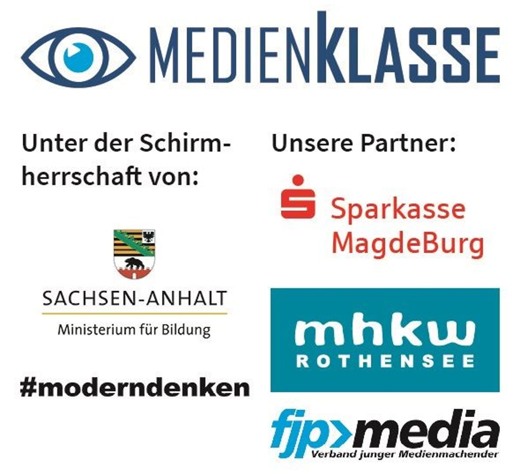 Das Logo zum Projekt Medienklasse.