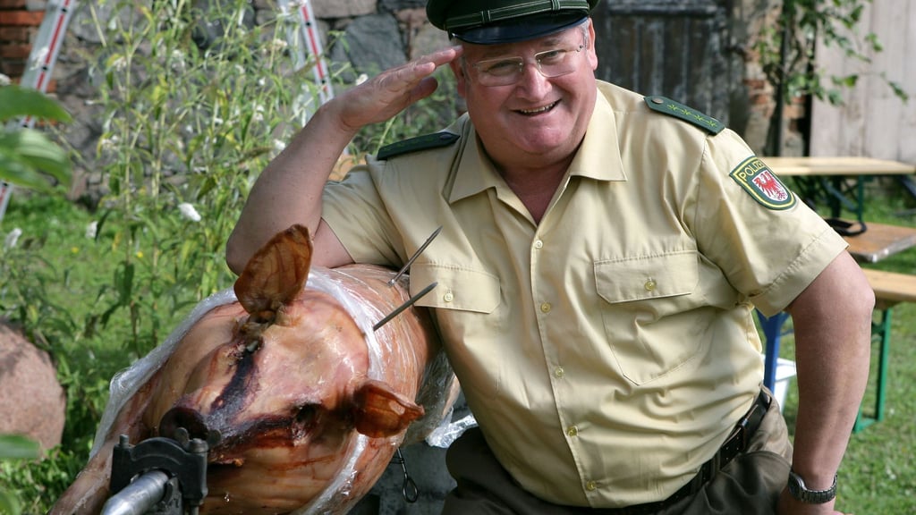Er war als Dorfpolizist Krause beliebt - der brandenburgische Schauspieler Horst Krause. (Archivbild)
